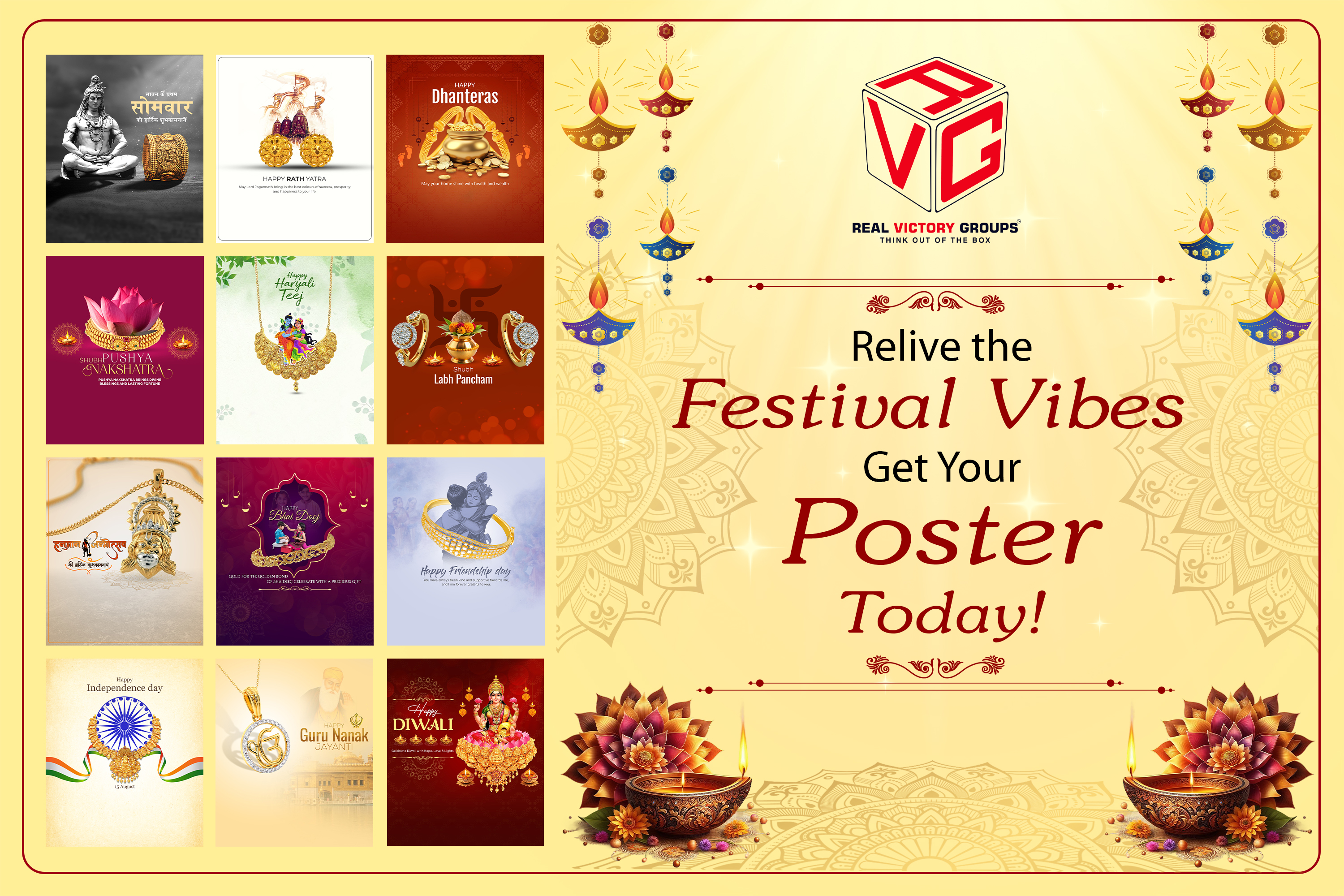 Basic Jewellery Festival Package with images for all festivals and 25–30 big-festival videos